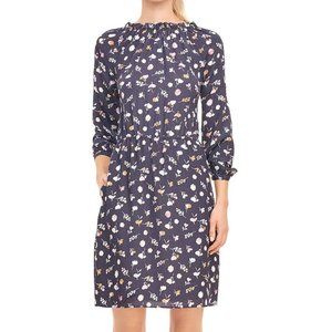 Rebecca Taylor Holly Flower Print Silk Dress Size 8